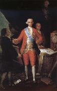 Francisco Goya Portrait of the Count of Floridablance and Goya France oil painting artist